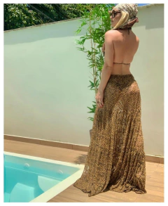 Saia Longa Animal Print - comprar online