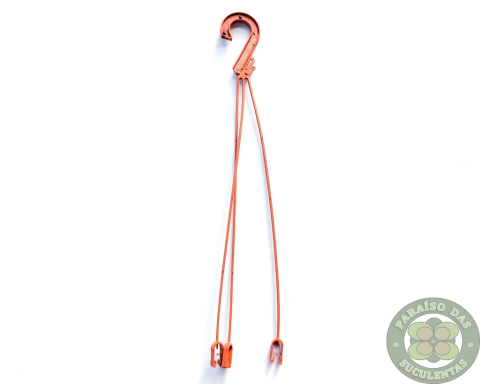 ALÇA PLÁSTICA MARROM PARA VASO TIPO CUIA - loja online