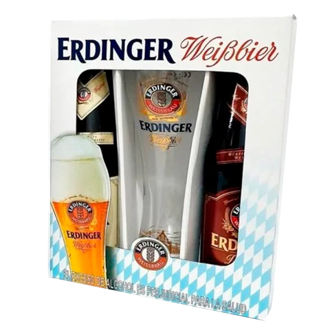 Erdinger Gift Duo Pack con copa