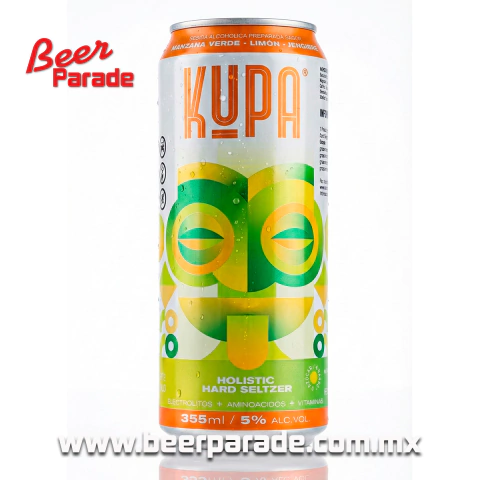 KUPA Hard Seltzer Manzana verde