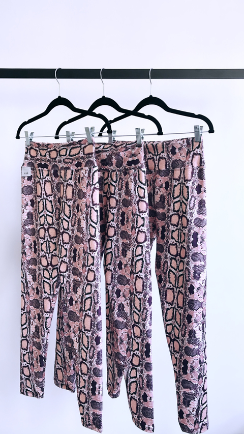 LEGGING SNAKE PINK