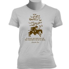 CAMISETA BABY LOOK DO GUIMARÃES ROSA: DESCONFIO - loja online