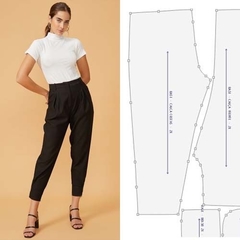 Molde calça baggy