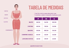 Molde saia transpassada babado - comprar online