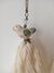 Borla corta diseño pájaro con lana gruesa - comprar online