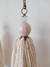 Borla corta esfera con lana fina - comprar online