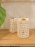 Frasco tejido mediano - Portavela/Florero - comprar online