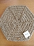 Plato de sitio yute hexagonal - comprar online
