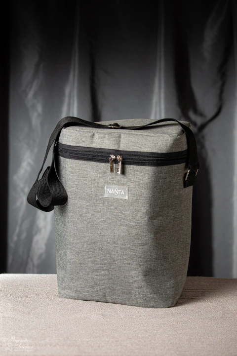 Morral matera gris melange