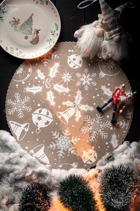 Individual Redondo Navidad