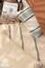 Alfombra rayas - 60x45 (marrón / negro / gris) - comprar online