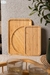 bandejas madera bamboo tres medidas