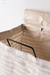 Cesto de Ropa Rayas Beige Textil - Metal - comprar online