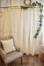 Cortina de gasa con puntilla y un volado - 230x180 - comprar online