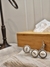 Ganchos para cortina de baño, modelo hot & cold cromados.  Pack x 12 unid.