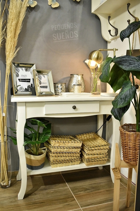 Mesa de arrime Blanca