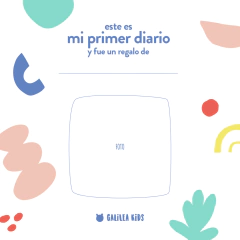 DINOSAURIOS - MI PRIMER DIARIO PERSONALIZADO - Galilea Kids