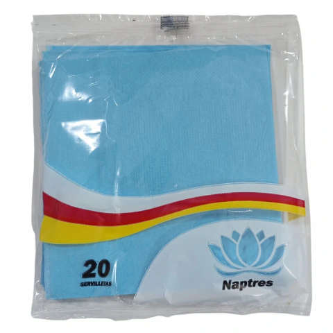 Servilleta Tissue Lisa Celeste Naptres x 20 u.