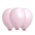 Globby 12" Globo Pastel Rosa Fresa - Bolsita x 25 Unidades