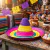 Gorro Paja Mexicano Multicolor