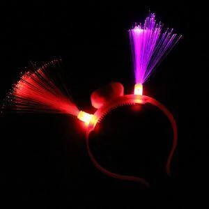 Vincha Antenas Fibra Optica Luminoso Led - comprar online