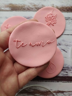 Stamp Relieve "Te amo"