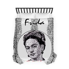 Acolchado de dos plazas  Frida Kahlo Entoallonarte