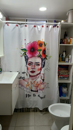 Cortina de Baño Frida Kahlo Dibujo a Lápiz - comprar online