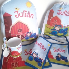 kit completo "Aventuras en Tractor"