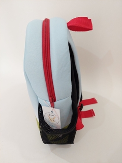 Mochila con bolsillo con taza y cuchara - Jump tu salto creativo