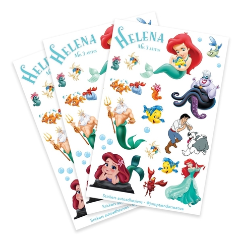 Stickers personalizados plancha 9X14cm