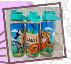 Botellita summer plastica con vinilo