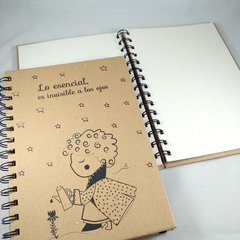 Cuadernos reciclado "HASTA LA LUNA" - Jump tu salto creativo
