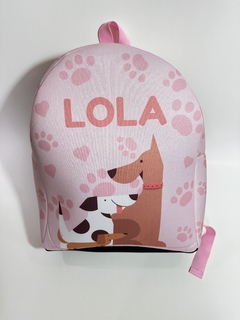 Mochila Ilustrada XXL con tiras estampadas y bolsillo - Jump tu salto creativo