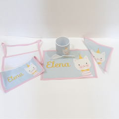 kit Jardin completo gatito con bonete