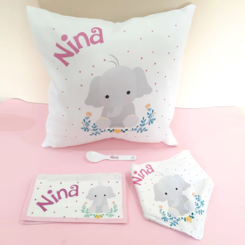 Kit maternal Elefante con almohadón