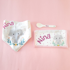 Kit maternal Elefante con almohadón - comprar online