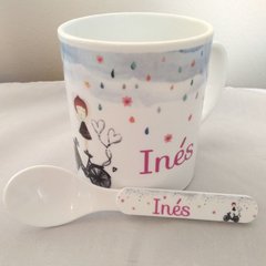 Taza + Cuchara Equilibrista