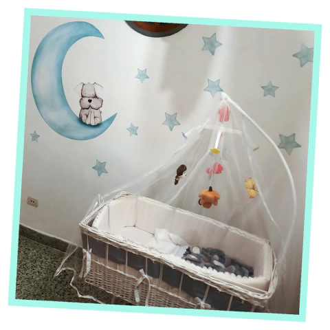 Vinilo decorativo "Perrito Lunero"