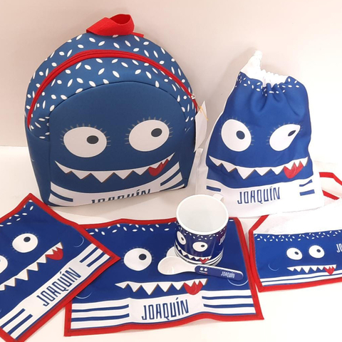 Mochila + kit Jardin completo "Monster"
