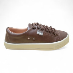 Tênis Casual Café Cadarço Elástico - 13840 - West Shoes