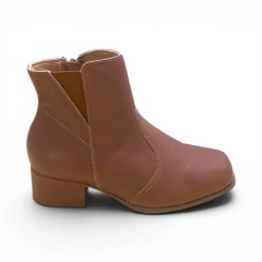 Coturno de Couro Caramelo 13986 - comprar online