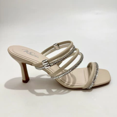 Sandália Off White Pedraria - 13636 na internet