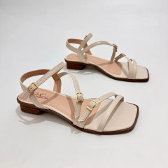 Sandália Mini Salto Off White - 13489 - comprar online