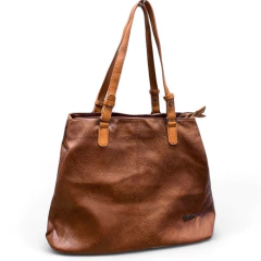 15005 Bolsa Grande Caramelo com Carteira - comprar online