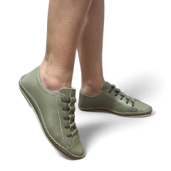 Tênis de Couro Verde - 13813 - loja online