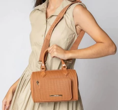 Bolsa Petite Jolie Lauren Doce de Leite PJ11015 na internet