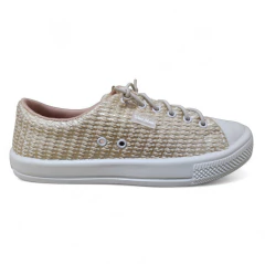 Tênis Casual Trama Dourado - 13724 - comprar online