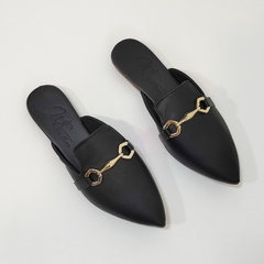 Mule Bico Fino Preto 13210 - comprar online