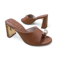 Sandália Ramarim Caramelo - 13832 - West Shoes